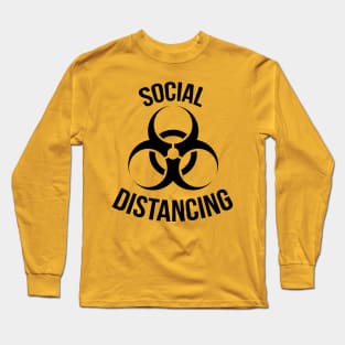 Biohazard Social Distancing Long Sleeve T-Shirt